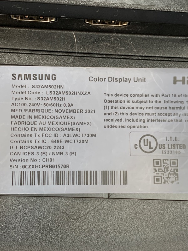 Photo 2 of SAMSUNG M5 Series 32-Inch FHD 1080p Smart Monitor & Streaming TV (Tuner-Free), Netflix, HBO, Prime Video, & More, Apple Airplay, Bluetooth, Height Adjustable Stand, Built-in Speakers (LS32AM502HNXZA)
