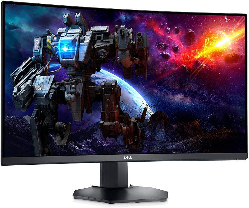 Photo 1 of Dell S3222HG 32-inch FHD 1920 x 1080 at 165Hz Curved Gaming Monitor, 1800R Curvature, 4ms Grey-to-Grey Response Time (Super Fast Mode), 16.7 Million Colors, Black (Latest Model)
