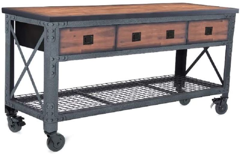 Photo 1 of Duramax Rolling Workbench Furniture 72 in. x 24 in. with 3 Drawers, for Home, Garage, Workshop
MINOR DAMAGE / PACKAGE DAMAGE 