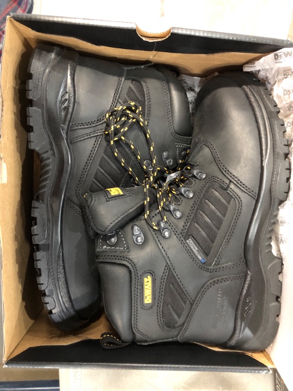 Photo 3 of Men's Sharpsburg Waterproof 6'' Work Boots - Steel Toe - Black Full Grain Size 9(W)
