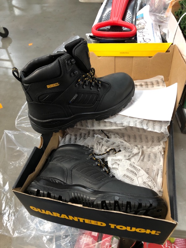 Photo 2 of Men's Sharpsburg Waterproof 6'' Work Boots - Steel Toe - Black Full Grain Size 9(W)
