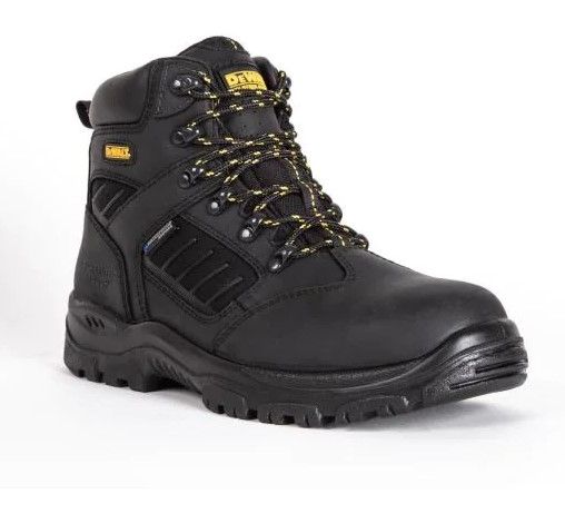 Photo 1 of Men's Sharpsburg Waterproof 6'' Work Boots - Steel Toe - Black Full Grain Size 9(W)
