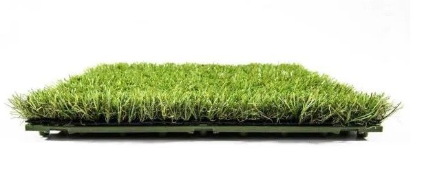 Photo 1 of 1 ft. x 1 ft. Artificial Grass Interlocking Tiles (9-Pack)
