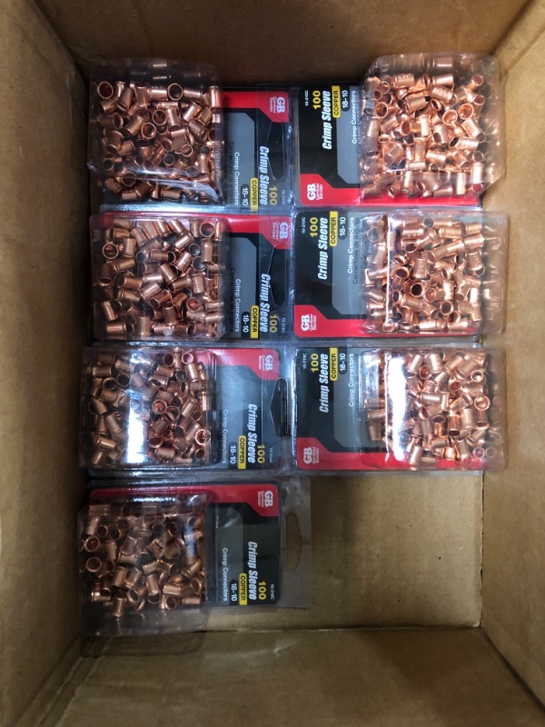 Photo 2 of 18 - 10 AWG Copper Crimp Connectors (100-Pack)
