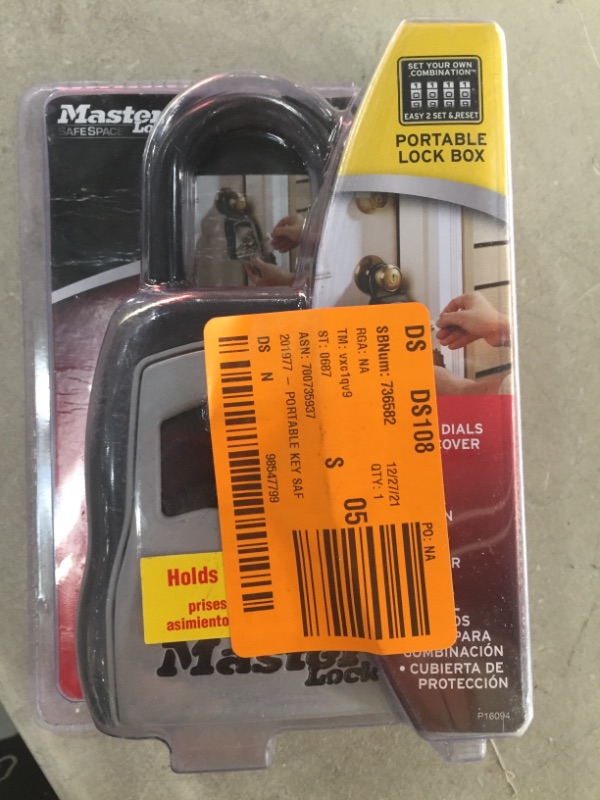 Photo 1 of 5400D 9.6 Cu in. Set Your Own Combination Portable Lock Box