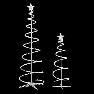 Photo 1 of (SOME BULBS NOT FUNCTIONAL)
Home Accents Holiday LED Lighted Spiral Tree (2-Pack) TY-S46-C - New
