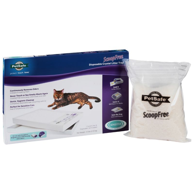 Photo 1 of ScoopFree Sensitive Unscented Non-Clumping Crystal Cat Litter, 1 Count
