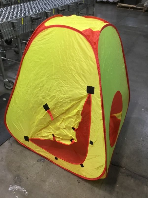 Photo 2 of foldable tent for kids 999E-14
 red, yellow and green