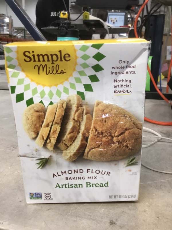 Photo 2 of Simple Mills Gluten Free Artisan Bread Baking Mix, 10.4 Oz
-2 boxes included-
best by: 12/15/2021