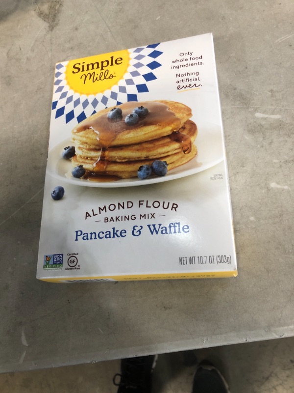 Photo 3 of ** Expires 02/01/2022Simple Mills Almond Flour Pancake Mix & Waffle Mix, Gluten Free, Made with whole foods, (Packaging May Vary), 10.7 Ounce (Pack of 1)
