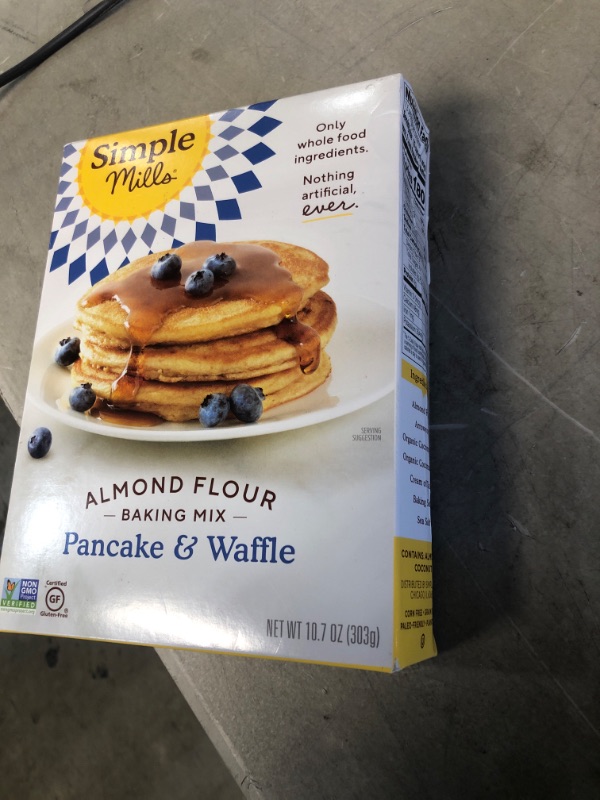 Photo 3 of ** Expire 01/30/2022** Simple Mills Almond Flour Pancake Mix & Waffle Mix, Gluten Free, Made with whole foods, (Packaging May Vary), 10.7 Ounce (Pack of 1)
