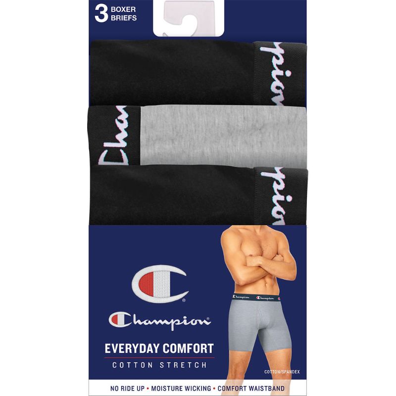 Photo 1 of Champion Men's Everyday Comfort Boxer Briefs, 3-Pack
SIZE SMALL 28-30