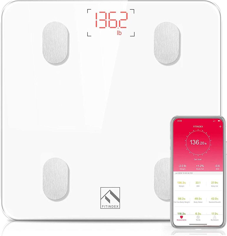 Photo 1 of 
FITINDEX Bluetooth Body Fat Scale