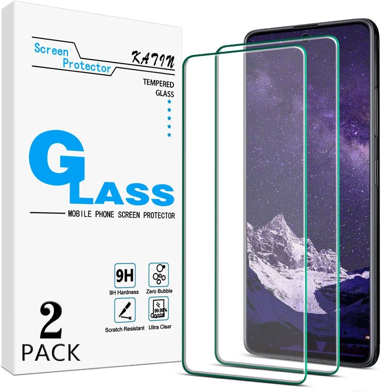 Photo 1 of [2-Pack] KATIN For Samsung Galaxy A71 4G, A71 5G, A71 5G UW Tempered Glass Screen Protector No-Bubble, 9H Hardness, Easy to Install
Set of 4