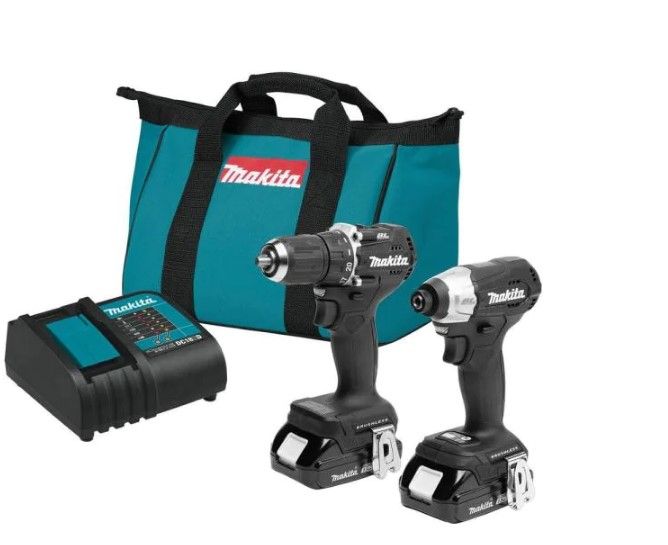 Photo 1 of 18-Volt LXT Lithium-Ion Sub-Compact Brushless Cordless 2-piece Combo Kit (Driver-Drill/Impact Driver)