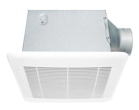 Photo 1 of 140 CFM Ceiling Humidity Sensing Bathroom Exhaust Fan, ENERGY STAR
