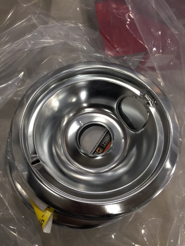 Photo 2 of 15 SETS OF- 6 in. Chrome Drip Bowl for GE Electric Ranges
