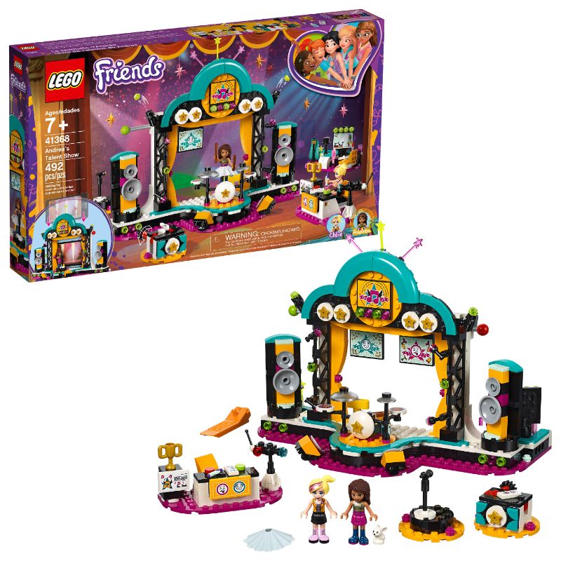 Photo 1 of LEGO Friends - Andrea's Talent Show - Building & Construction for Ages 7 to 12 - Fat Brain Toys
**OPENED BOX**
