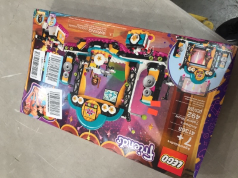 Photo 3 of LEGO Friends - Andrea's Talent Show - Building & Construction for Ages 7 to 12 - Fat Brain Toys
**OPENED BOX**
