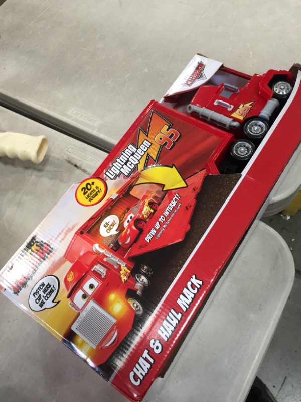 Photo 2 of Disney Pixar Cars Track Talkers Chat & Haul Mack Vehicle
