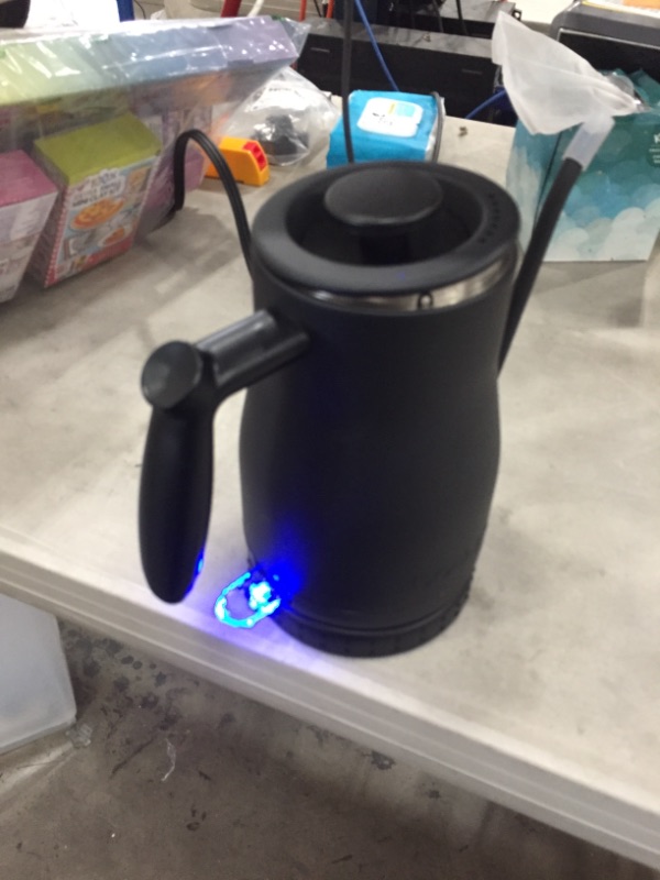 Photo 3 of USED, Bodum Bistro Gooseneck Electric Water Kettle, 34 Ounce, Black
**USED**
