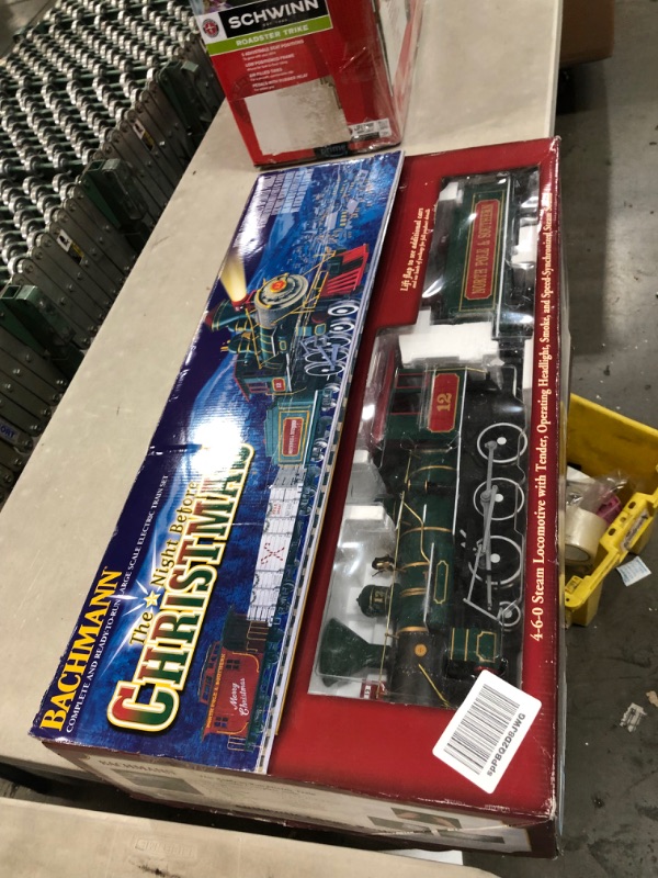 Photo 2 of Christmas Electric Train Toy for Kids
**BOX OPENED**
