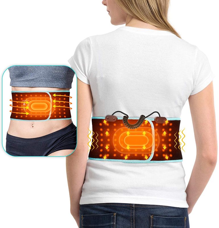 Photo 1 of Massage Pad Heating Vibrating Back Massager with Auto Shut Off in Home Office Lumbar Pain Relief for Women/Men
