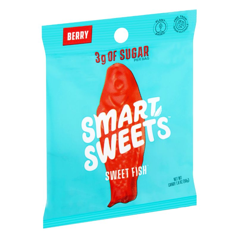 Photo 1 of **BEST BY 01/18/2022** SmartSweets Sweet Fish, 1.8oz (Pack of 12)