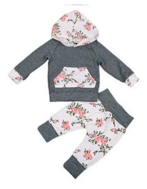 Photo 1 of 2pcs infant baby girls clothes long sleeve hoodie with floral pants and shoes
**NO REFUNDS/RETURNS** 