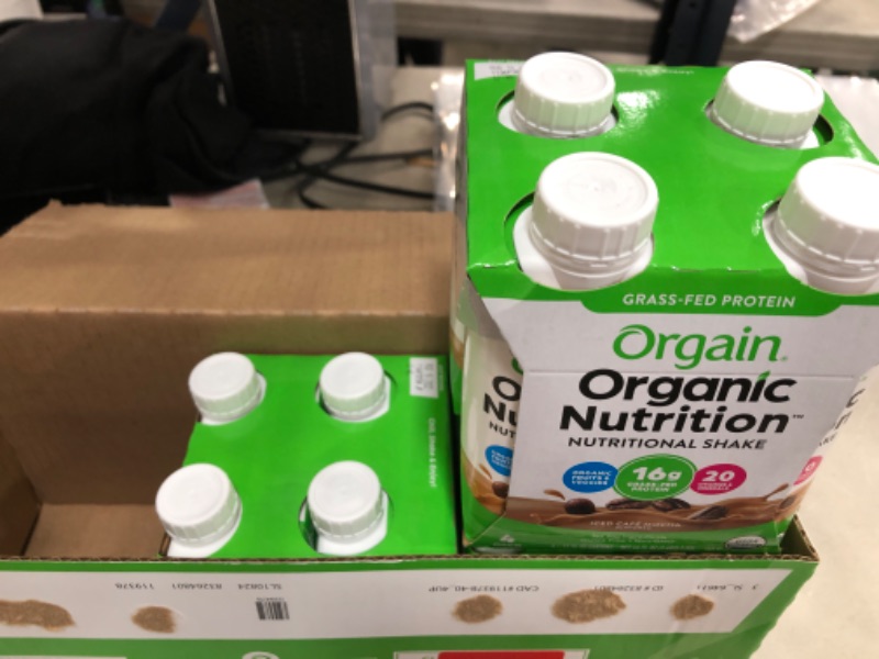 Photo 2 of **09/16/2022** Orgain Organic Nutrition Shake, Iced Café Mocha, 11oz, 12ct
