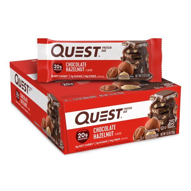 Photo 1 of *EXPIRED Oct 07 2021*
Quest Protein Bar, Chocolate Hazelnut, 20g Protein, 12 Ct
