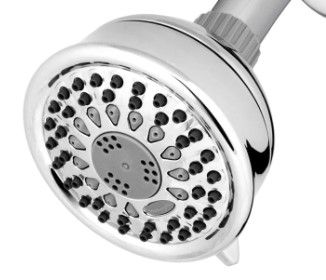 Photo 1 of *previously opened* 
Waterpik 5-Spray 3.8 in. Single Wall Mount 1.8 GPM Fixed Shower Head in Chrome