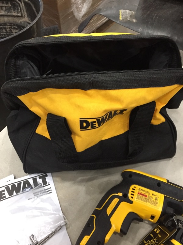 Photo 3 of *MISSING batteries*
DEWALT 20V MAX XR Drywall Screw Gun & Cut-out Tool Combo Kit