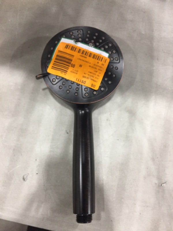 Photo 2 of *USED*
*shower head ONLY*
MOEN HydroEnergetix 8-Spray Patterns with 1.75 GPM 4.75 in. Wall Mount Single Handheld Shower Head in Mediterranean Bronze