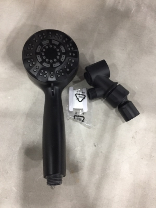 Photo 2 of *MISSING hose*
Glacier Bay 6-Spray Patterns with 1.8 GPM 3.6 in. Wall Mount Handheld Shower Head in Matte Black