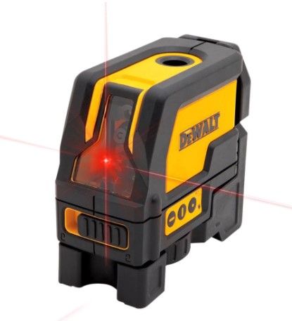 Photo 1 of *USED*
DEWALT 165 ft. Red Self-Leveling Cross-Line and Plumb Spot Laser Level with (3) AAA Batteries & Case