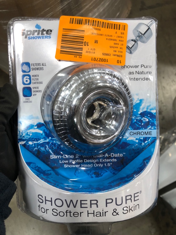 Photo 2 of *USED*
Sprite Showers Universal Shower Filter in Chrome