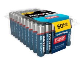 Photo 1 of *MISSING some batteries*
Rayovac High Energy Alkaline AAA/1.5 Volt Battery (60-Pack)