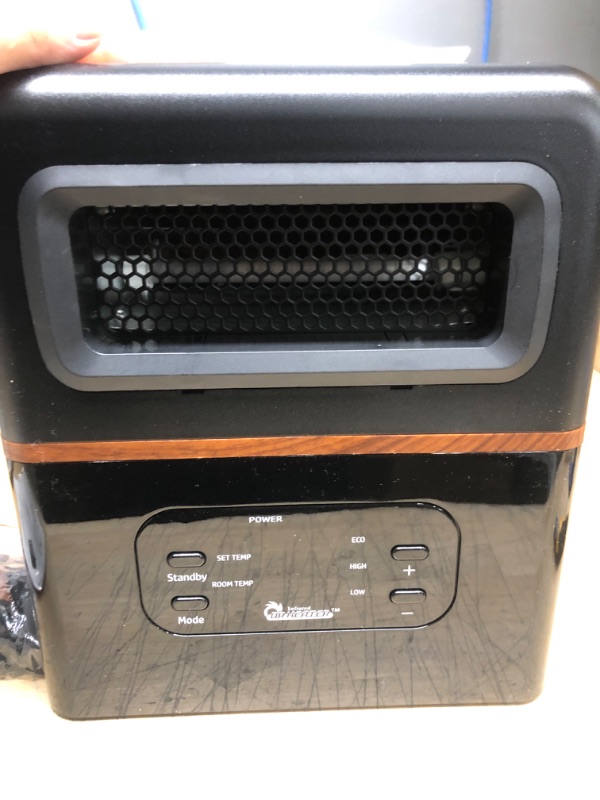 Photo 2 of Dr Infrared Heater DR-978 Infrared Space Heater, Hybrid, Black