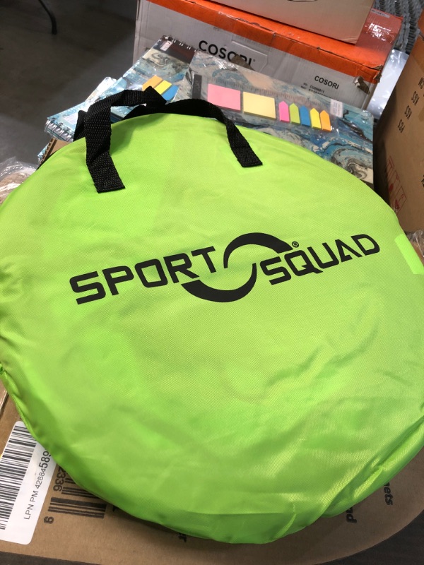 Photo 1 of 
Sport Squad Portable Soccer Goal Net Set - Set of Two 4' Pop Up Training Soccer Goals with Compact Carrying Case - Easy Assembly and Compact Storage 
