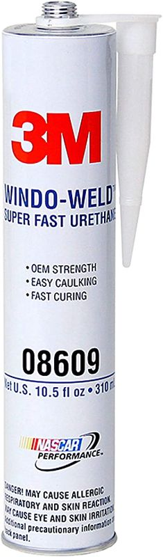 Photo 1 of 3M 08609 Window-Weld Super Fast Urethane Black Cartridge - 10.5 fl oz.
