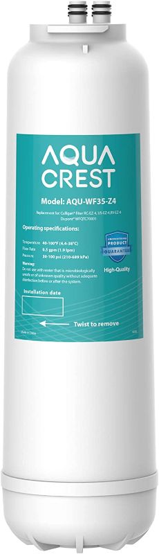 Photo 1 of AQUACREST RC 4 EZ-Change Premium Water Filtration Replacement Cartridge, Replacement for all Culligan EZ Change Water Filter Systems, Including RCEZ-4, IC-EZ-4, US-EZ-4, RC-EZ-3, RC-EZ-1 (Pack of 1)
