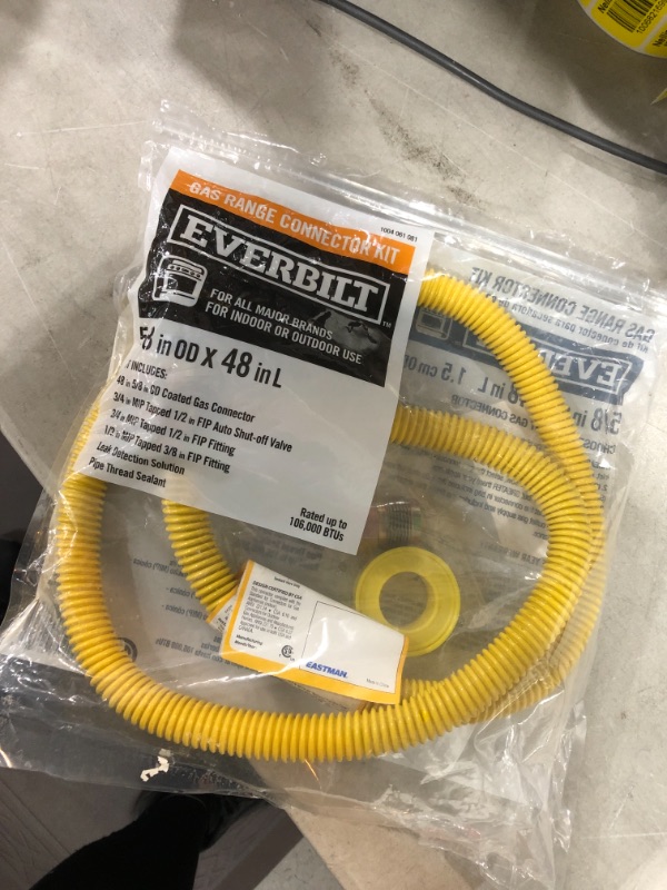 Photo 2 of Everbilt 4 ft. Gas Range Connector Kit