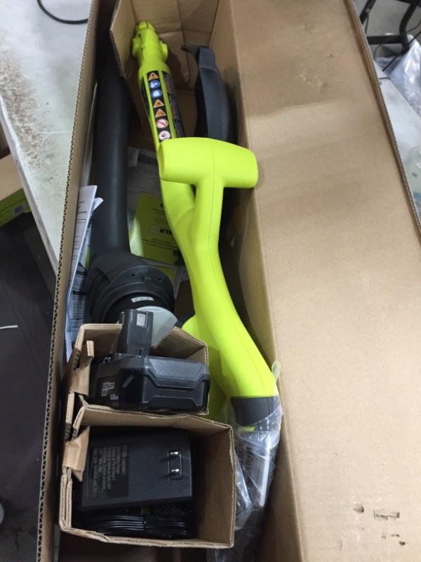 Photo 1 of RYOBI
ONE+ 18V 10 in. Cordless Battery String Trimmer and Edger with 1.3 Ah Battery and Charger