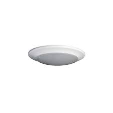 Photo 1 of 
AMAX LIGHTING
Round Disk Light Length 9 in. White Round Fixture 3000K Warm White New Construction Recessed Integrated Led Trim Kit