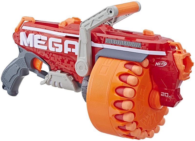 Photo 1 of **SIMILAR TO STOCK PHOTO**GUN DOES NOT SHOOT**
NERF Megalodon N-Strike Mega Toy Blaster with 20 Official Mega Whistler Darts
