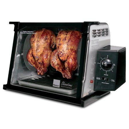 Photo 1 of **DOOR IS DETACHED*
Ronco 4000 Series 7.5 Qt. Stainless Steel Rotisserie Oven, Silver
