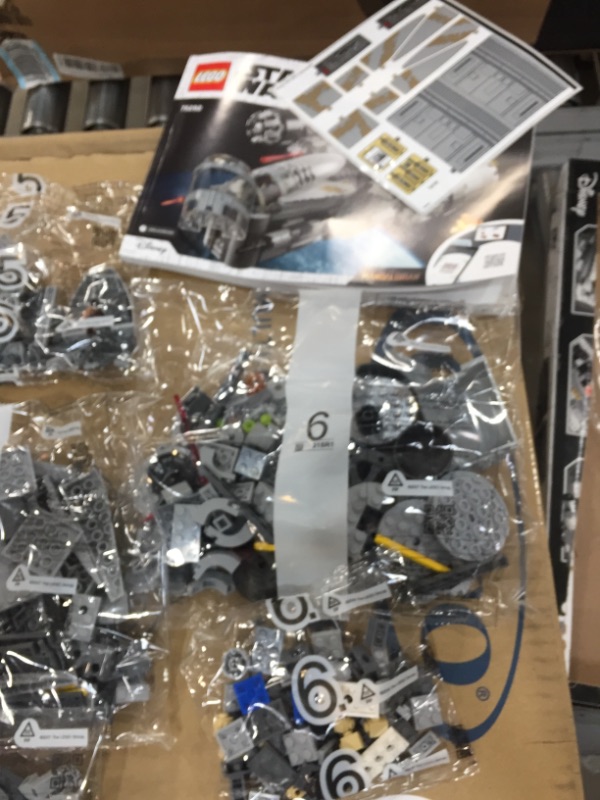 Photo 3 of **ONE BAG MISSING(5) ONE BAG OPEN**
LEGO Star Wars: The Mandalorian The Razor Crest 75292 Exclusive Building Kit, New 2020 (1,023 Pieces)
