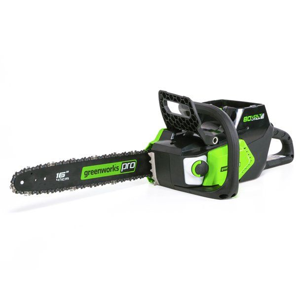 Photo 1 of Greenworks Pro 16" 80V Brushless Chainsaw with 2Ah Battery and Charger CS80L211
