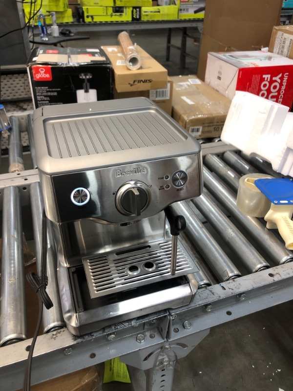 Photo 2 of Breville BES810BSS Duo Temp Pro Espresso Machine, Stainless Steel
